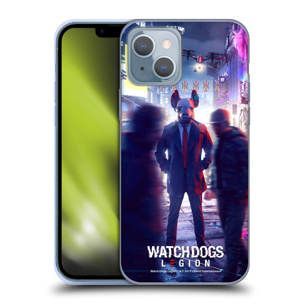 Watch Dogs Legion Artworks Winston City Soft Gel Case for Apple iPhone 14