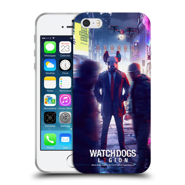 Watch Dogs Legion Artworks Winston City Soft Gel Case for Apple iPhone 5 / 5s / iPhone SE 2016