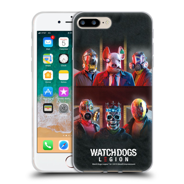 Watch Dogs Legion Artworks Flag Soft Gel Case for Apple iPhone 7 Plus / iPhone 8 Plus