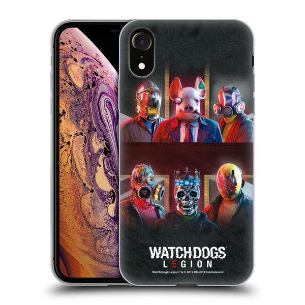 Watch Dogs Legion Artworks Flag Soft Gel Case for Apple iPhone XR