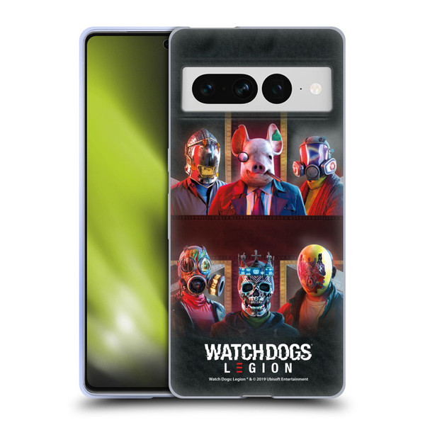 Watch Dogs Legion Artworks Flag Soft Gel Case for Google Pixel 7 Pro
