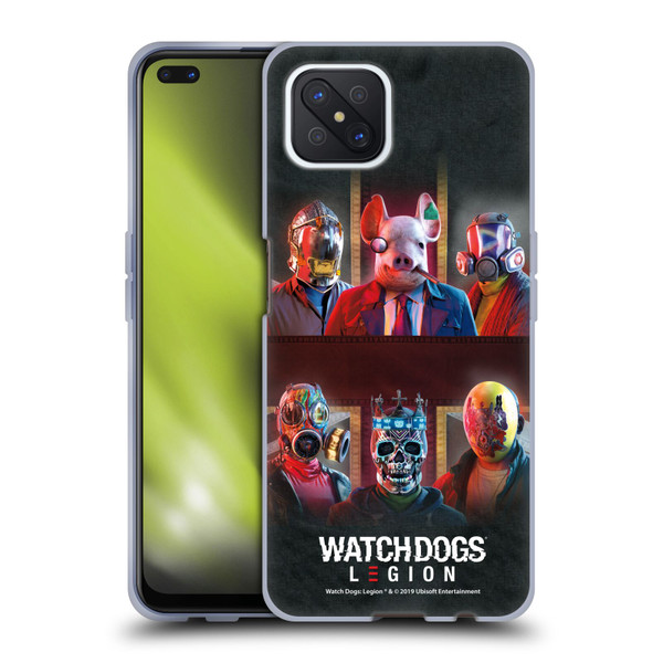 Watch Dogs Legion Artworks Flag Soft Gel Case for OPPO Reno4 Z 5G