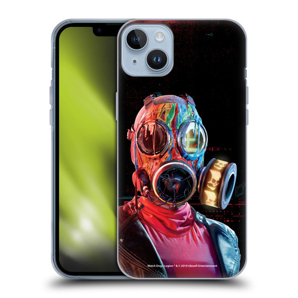 Watch Dogs Legion Key Art Alpha2zero Soft Gel Case for Apple iPhone 14 Plus