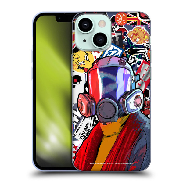 Watch Dogs Legion Street Art Granny Stickerbomb Soft Gel Case for Apple iPhone 13 Mini