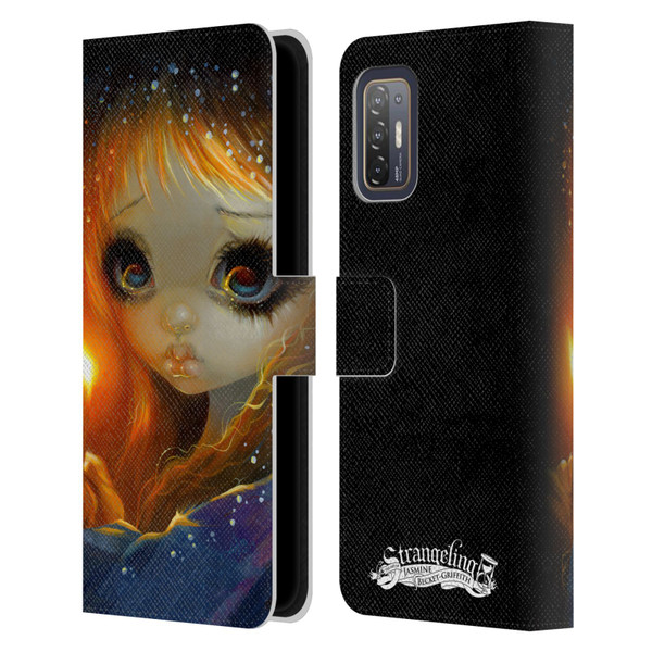 Strangeling Art The Little Match Girl Leather Book Wallet Case Cover For HTC Desire 21 Pro 5G