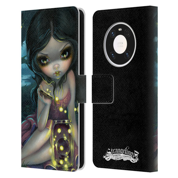 Strangeling Art Fireflies in Summer Leather Book Wallet Case Cover For Huawei Mate 40 Pro 5G