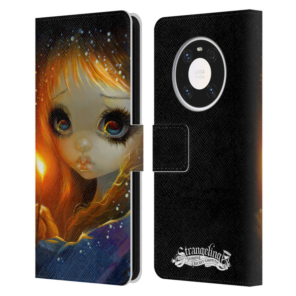 Strangeling Art The Little Match Girl Leather Book Wallet Case Cover For Huawei Mate 40 Pro 5G