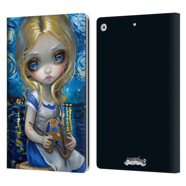 Strangeling Art Impressionist Night Leather Book Wallet Case Cover For Apple iPad 10.2 2019/2020/2021