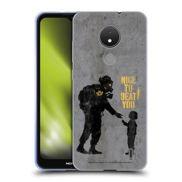 Watch Dogs Legion Street Art Nice To Beat You Soft Gel Case for Nokia C21