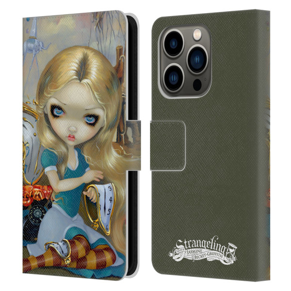 Strangeling Art Surrealist Dream Leather Book Wallet Case Cover For Apple iPhone 14 Pro