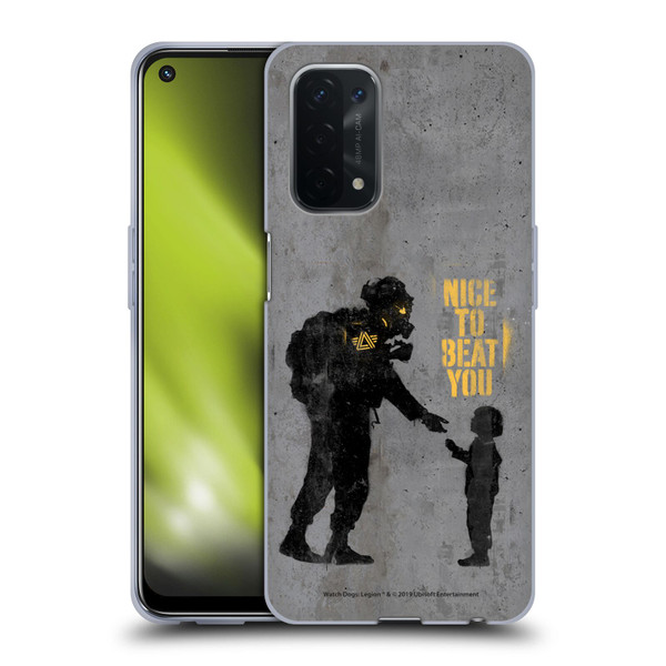 Watch Dogs Legion Street Art Nice To Beat You Soft Gel Case for OPPO A54 5G