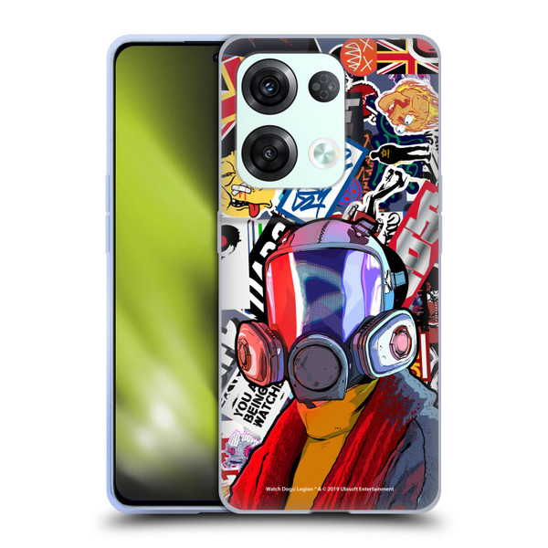 Watch Dogs Legion Street Art Granny Stickerbomb Soft Gel Case for OPPO Reno8 Pro