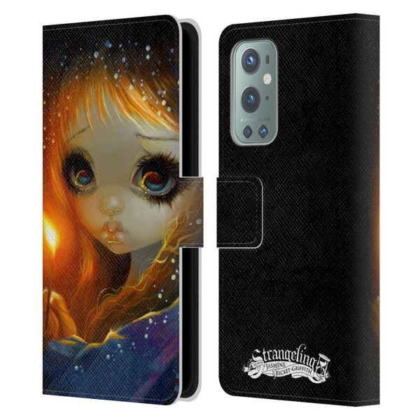 Strangeling Art The Little Match Girl Leather Book Wallet Case Cover For OnePlus 9