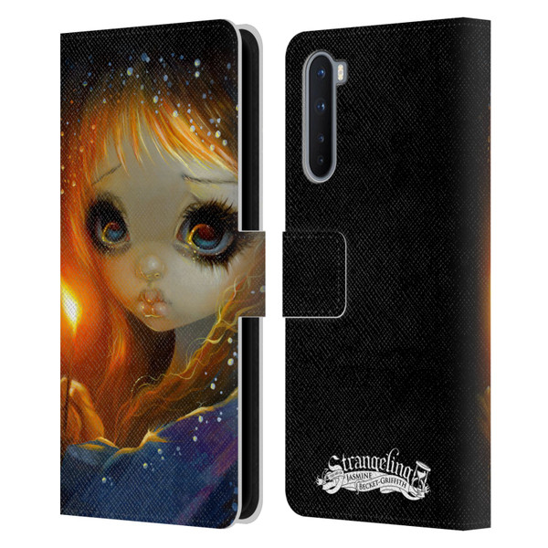 Strangeling Art The Little Match Girl Leather Book Wallet Case Cover For OnePlus Nord 5G