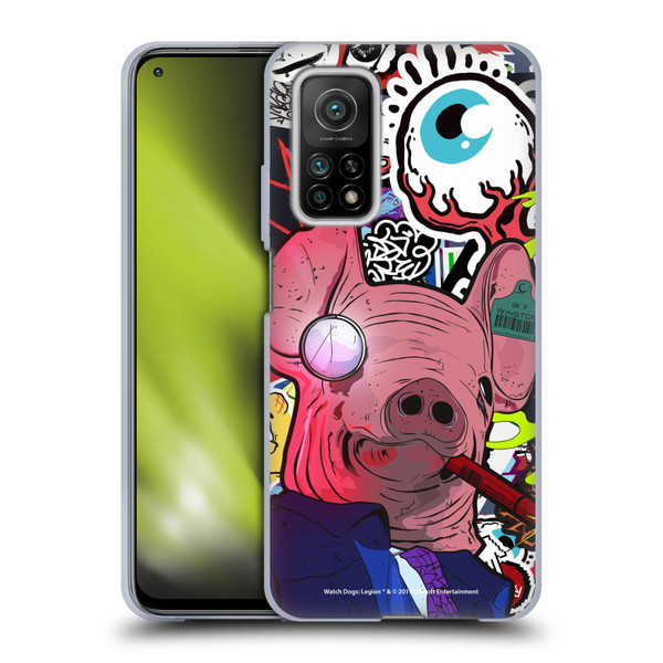 Watch Dogs Legion Street Art Winston Stickerbomb Soft Gel Case for Xiaomi Mi 10T 5G