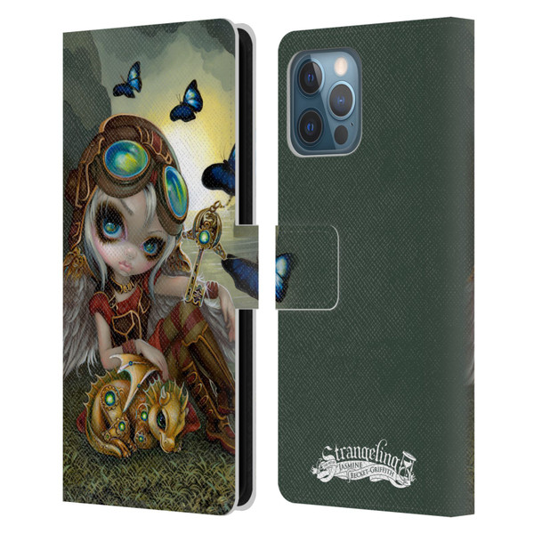 Strangeling Dragon Steampunk Fairy Leather Book Wallet Case Cover For Apple iPhone 12 Pro Max