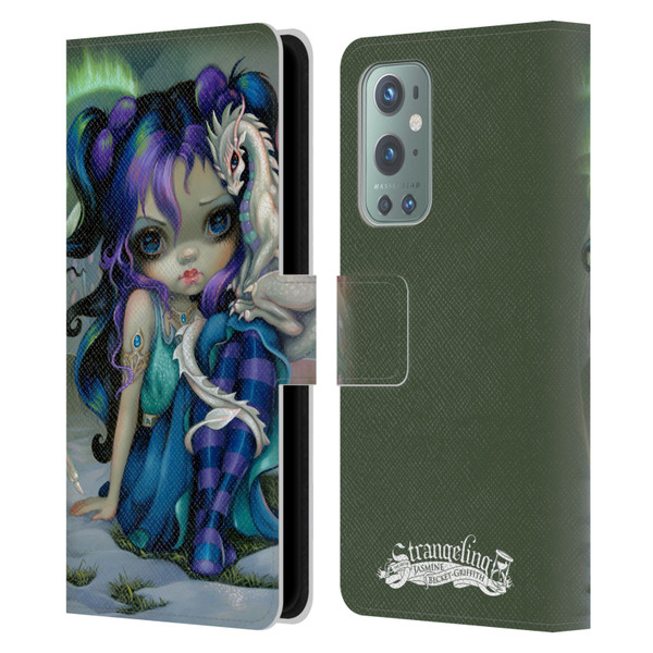 Strangeling Dragon Frost Winter Fairy Leather Book Wallet Case Cover For OnePlus 9