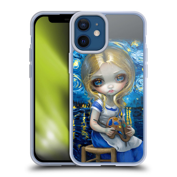 Strangeling Art Impressionist Night Soft Gel Case for Apple iPhone 12 Mini