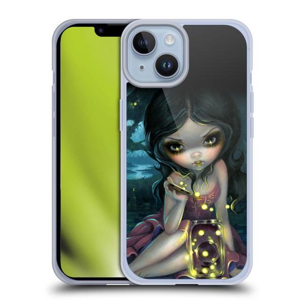 Strangeling Art Fireflies in Summer Soft Gel Case for Apple iPhone 14