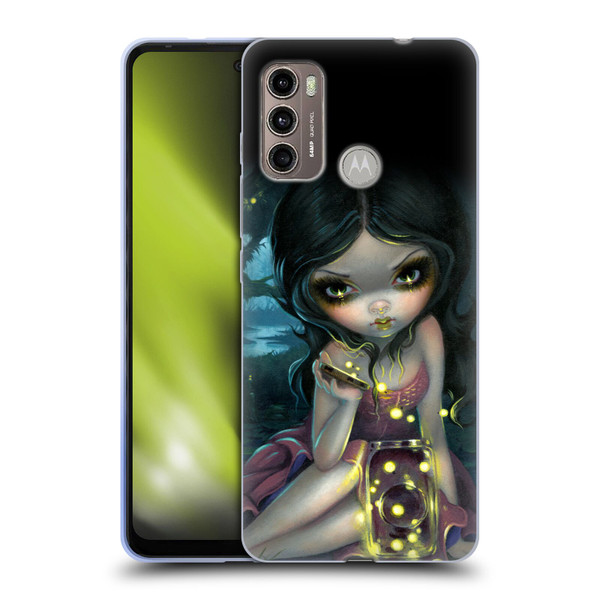 Strangeling Art Fireflies in Summer Soft Gel Case for Motorola Moto G60 / Moto G40 Fusion