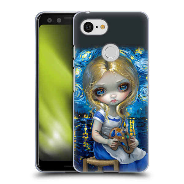 Strangeling Art Impressionist Night Soft Gel Case for Google Pixel 3