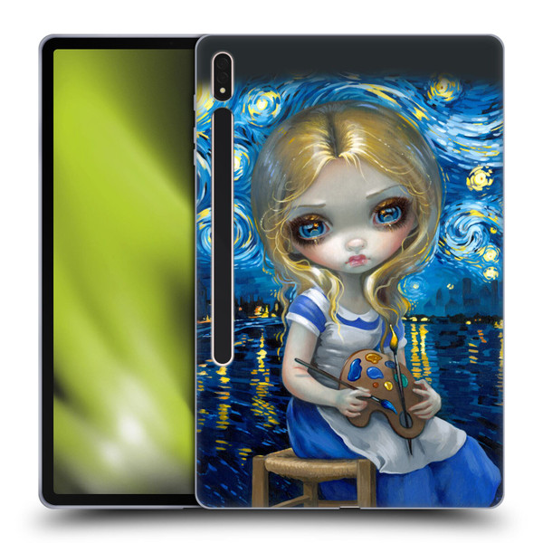 Strangeling Art Impressionist Night Soft Gel Case for Samsung Galaxy Tab S8 Plus