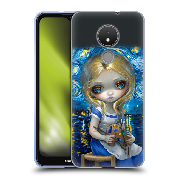 Strangeling Art Impressionist Night Soft Gel Case for Nokia C21