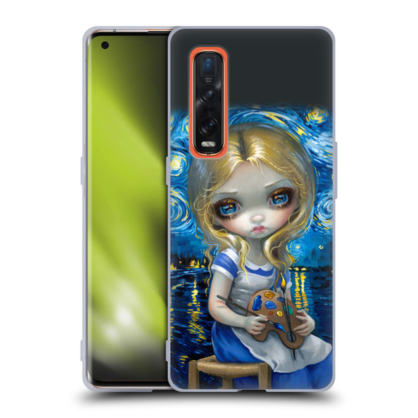 Strangeling Art Impressionist Night Soft Gel Case for OPPO Find X2 Pro 5G