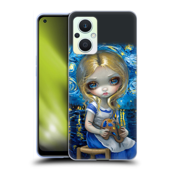 Strangeling Art Impressionist Night Soft Gel Case for OPPO Reno8 Lite