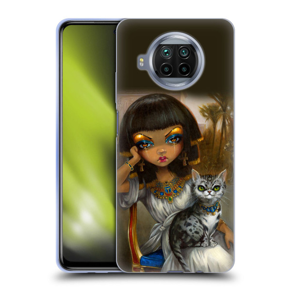 Strangeling Art Egyptian Girl with Cat Soft Gel Case for Xiaomi Mi 10T Lite 5G