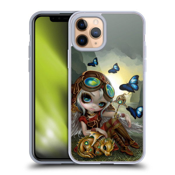 Strangeling Dragon Steampunk Fairy Soft Gel Case for Apple iPhone 11 Pro