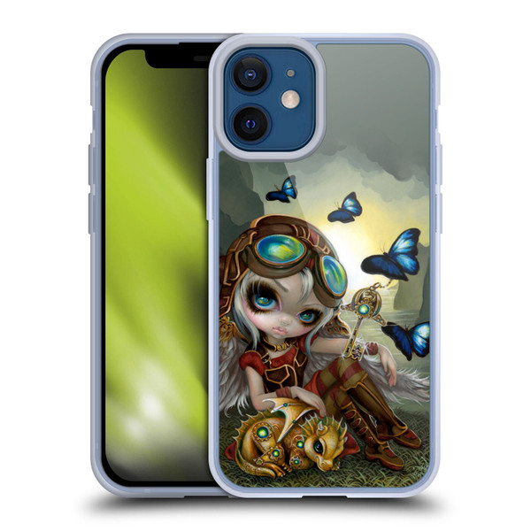 Strangeling Dragon Steampunk Fairy Soft Gel Case for Apple iPhone 12 Mini
