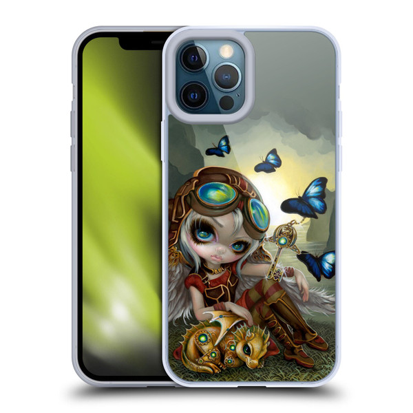 Strangeling Dragon Steampunk Fairy Soft Gel Case for Apple iPhone 12 Pro Max