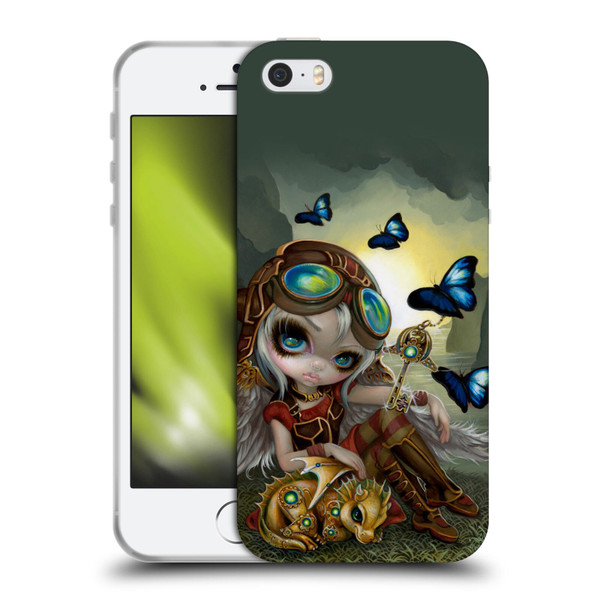 Strangeling Dragon Steampunk Fairy Soft Gel Case for Apple iPhone 5 / 5s / iPhone SE 2016