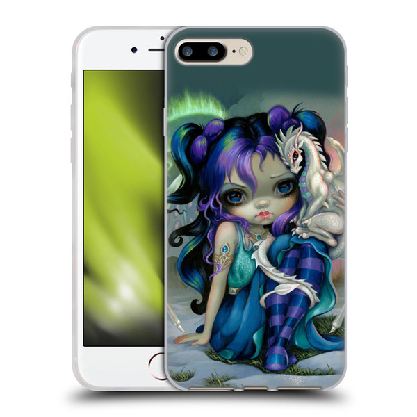 Strangeling Dragon Frost Winter Fairy Soft Gel Case for Apple iPhone 7 Plus / iPhone 8 Plus