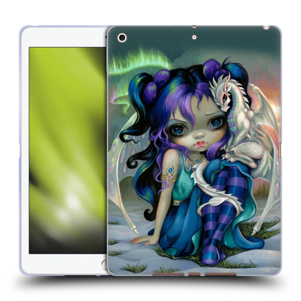 Strangeling Dragon Frost Winter Fairy Soft Gel Case for Apple iPad 10.2 2019/2020/2021