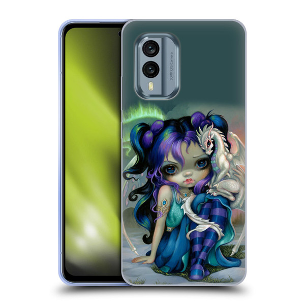 Strangeling Dragon Frost Winter Fairy Soft Gel Case for Nokia X30