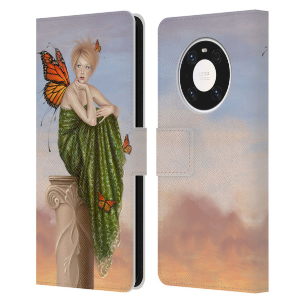 Rachel Anderson Fairies Sunrise Leather Book Wallet Case Cover For Huawei Mate 40 Pro 5G