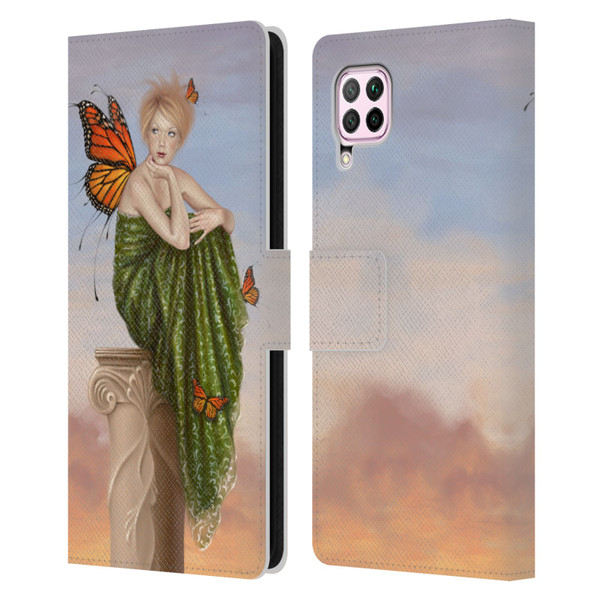 Rachel Anderson Fairies Sunrise Leather Book Wallet Case Cover For Huawei Nova 6 SE / P40 Lite