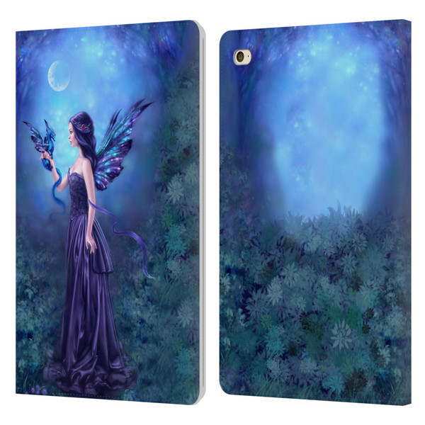 Rachel Anderson Fairies Iridescent Leather Book Wallet Case Cover For Apple iPad mini 4