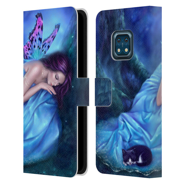 Rachel Anderson Fairies Serenity Leather Book Wallet Case Cover For Nokia XR20