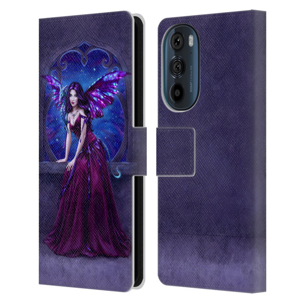 Rachel Anderson Fairies Andromeda Leather Book Wallet Case Cover For Motorola Edge 30