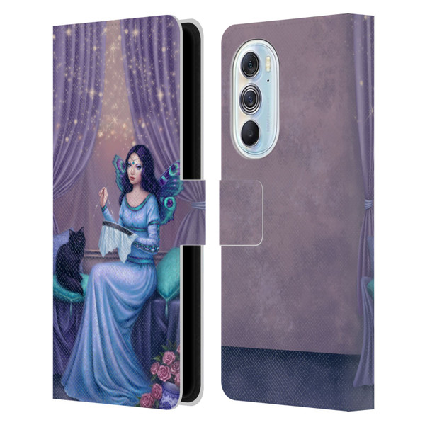 Rachel Anderson Fairies Ariadne Leather Book Wallet Case Cover For Motorola Edge X30