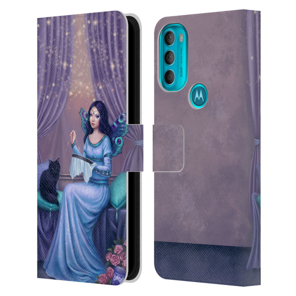 Rachel Anderson Fairies Ariadne Leather Book Wallet Case Cover For Motorola Moto G71 5G