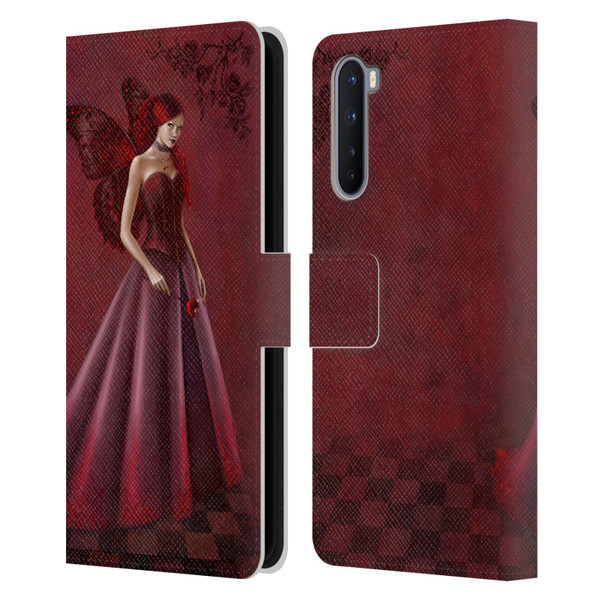 Rachel Anderson Fairies Queen Of Hearts Leather Book Wallet Case Cover For OnePlus Nord 5G