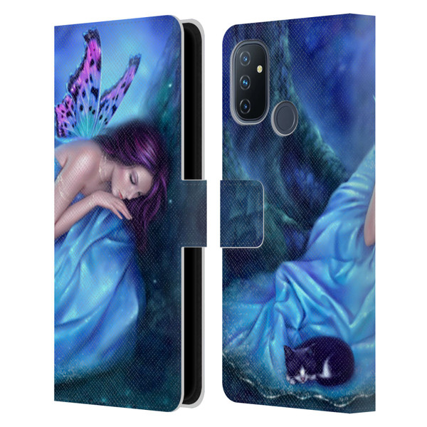 Rachel Anderson Fairies Serenity Leather Book Wallet Case Cover For OnePlus Nord N100