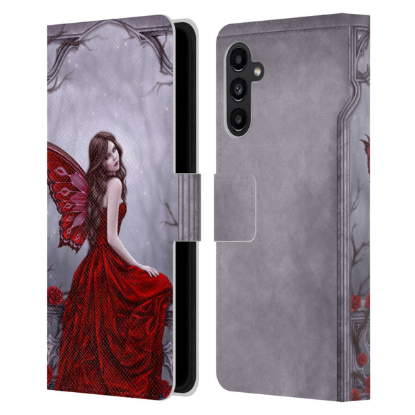 Rachel Anderson Fairies Winter Rose Leather Book Wallet Case Cover For Samsung Galaxy A13 5G (2021)