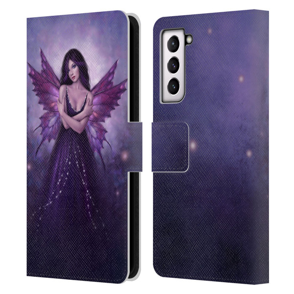 Rachel Anderson Fairies Mirabella Leather Book Wallet Case Cover For Samsung Galaxy S21 5G