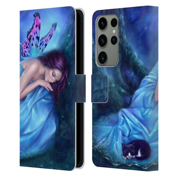 Rachel Anderson Fairies Serenity Leather Book Wallet Case Cover For Samsung Galaxy S23 Ultra 5G