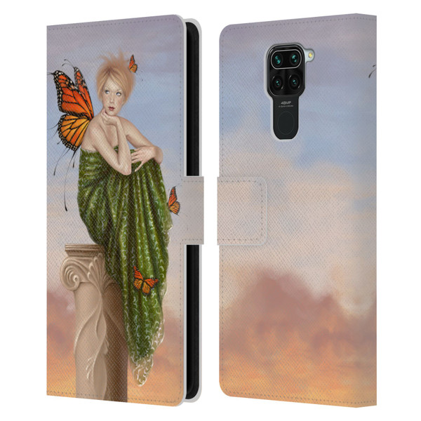 Rachel Anderson Fairies Sunrise Leather Book Wallet Case Cover For Xiaomi Redmi Note 9 / Redmi 10X 4G